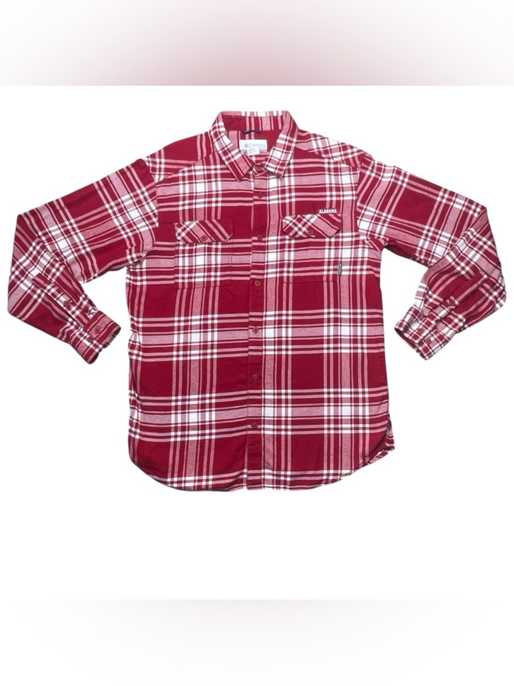 Columbia Flannel Alabama Crimson Tide Shirt Men’s Size Large